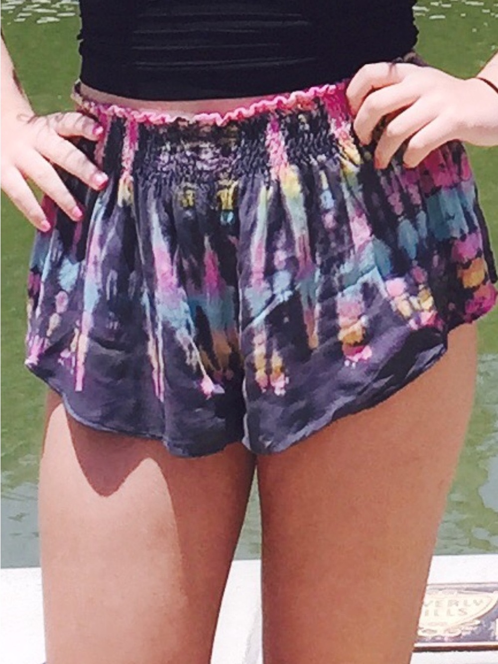 Blue Life Multi-Colored Shorts